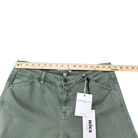 Mica Los Angeles Downeast WideLeg Cargo Jeans. Green. Size: 30 (12) NWT - Picture 12 of 12